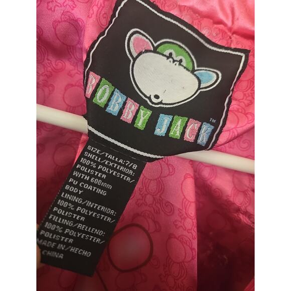 Bobby Jack Pink Puffer Jacket Coat Size 7/8 Vintage Y2K - Picture 7 of 9